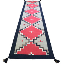 Load image into Gallery viewer, Hand-Woven Reversible Southwestern Design Handmade Wool Kilim (Size 2.7 X 10) Cwral-10998