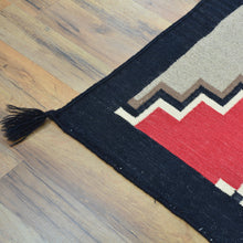 Load image into Gallery viewer, Hand-Woven Reversible Southwestern Design Handmade Wool Kilim (Size 2.7 X 10) Cwral-10998