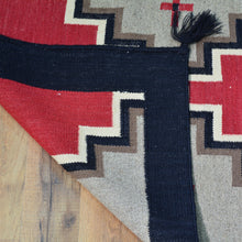 Load image into Gallery viewer, Hand-Woven Reversible Southwestern Design Handmade Wool Kilim (Size 2.7 X 10) Cwral-10998