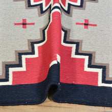 Load image into Gallery viewer, Hand-Woven Reversible Southwestern Design Handmade Wool Kilim (Size 2.7 X 10) Cwral-10998