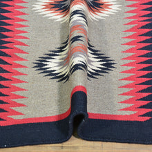 Load image into Gallery viewer, Hand-Woven Reversible Southwestern Design Handmade Wool Kilim (Size 2.6 X 11.9) Cwral-11001