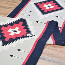 Load image into Gallery viewer, Hand-Woven Reversible Southwestern Design Handmade Wool Kilim (Size 2.7 X 11.10) Cwral-11004