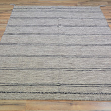 Load image into Gallery viewer, Hand-Woven Flat-Weave Contemporary Design Handmade Wool Rug (Size 4.0 X 5.11) Cwral-11031