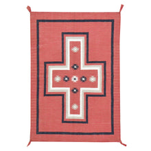 Load image into Gallery viewer, Hand-Woven Flat-Weave Contemporary Design Handmade Wool Rug (Size 3.2 X 4.11) Cwral-11034