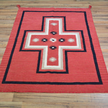 Load image into Gallery viewer, Hand-Woven Flat-Weave Contemporary Design Handmade Wool Rug (Size 3.2 X 4.11) Cwral-11034