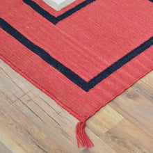 Load image into Gallery viewer, Hand-Woven Flat-Weave Contemporary Design Handmade Wool Rug (Size 3.2 X 4.11) Cwral-11034