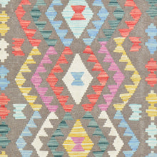 Load image into Gallery viewer, Hand-Woven Flat-Weave Traditional Design Handmade Wool Rug (Size 3.5 X 5.1) Cwral-11055