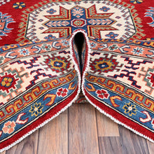 Load image into Gallery viewer, Hand-Knotted Geometric Kazak Design Wool Rug (Size 5.11 X 8.4) Cwral-11073