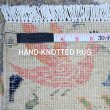 Load image into Gallery viewer, Hand-Knotted Paradise Birds Design Round Handmade Wool  Rug (Size 4.1 X 5.11) Cwral-11082