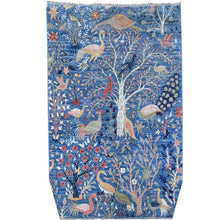 Load image into Gallery viewer, Hand-Knotted Paradise Birds Design Handmade Wool Rug (Size 5.0 X 6.11) Cwral-11091