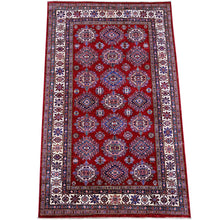 Load image into Gallery viewer, Hand-Knotted Caucasian Kazak Design Handmade Wool Rug (Size 6.0 X 8.9) Cwral-11097