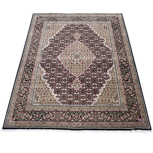 Hand-Knotted Mahi Tabriz Design Handmade Wool Rug (Size 5.0 X 6.8) Cwral-11109