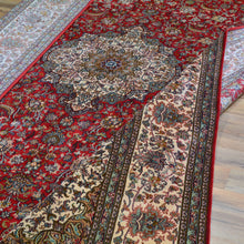 Load image into Gallery viewer, Hand-Knotted Kashmiri Silk Traditional Design Handmade Rug (Size 5.11 X 9.2) Cwral-11118