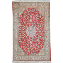 Load image into Gallery viewer, Hand-Knotted Kashmiri Silk Traditional Design Handmade Rug (Size 3.11 X 6.2) Cwral-11127