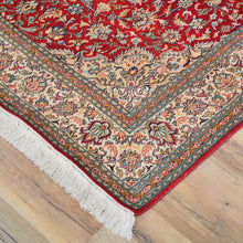 Load image into Gallery viewer, Hand-Knotted Kashmiri Silk Traditional Design Handmade Rug (Size 3.11 X 6.2) Cwral-11127