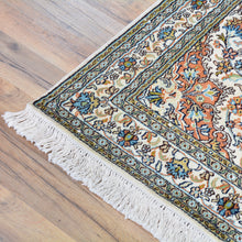 Load image into Gallery viewer, Hand-Knotted Kashmiri Silk Traditional Design Handmade Rug (Size 3.1 X 5.0) Cwral-11133