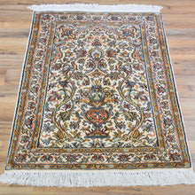 Load image into Gallery viewer, Hand-Knotted Kashmiri Silk Traditional Design Handmade Rug (Size 2.1 X 3.2) Cwral-11139