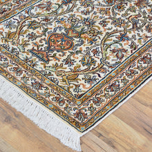 Load image into Gallery viewer, Hand-Knotted Kashmiri Silk Traditional Design Handmade Rug (Size 2.1 X 3.2) Cwral-11139