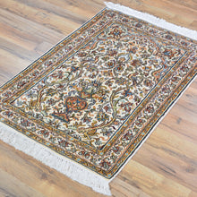 Load image into Gallery viewer, Hand-Knotted Kashmiri Silk Traditional Design Handmade Rug (Size 2.1 X 3.2) Cwral-11139