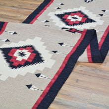 Load image into Gallery viewer, Hand-Woven Reversible Southwestern Design Handmade Wool Kilim (Size 2.7 X 9.11) Cwral-11154