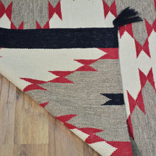 Load image into Gallery viewer, Hand-Woven Reversible Southwestern Design Handmade Wool Kilim (Size 2.8 X 9.9) Cwral-11157