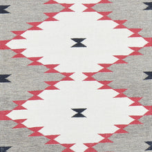 Load image into Gallery viewer, Hand-Woven Reversible Southwestern Design Handmade Wool Kilim (Size 2.8 X 9.9) Cwral-11157