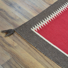 Load image into Gallery viewer, Hand-Woven Reversible Southwestern Design Handmade Wool Kilim (Size 2.7 X 9.9) Cwral-11163