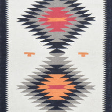 Load image into Gallery viewer, Hand-Woven Reversible Southwestern Design Handmade Wool Kilim (Size 2.7 X 9.9) Cwral-11166