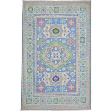 Load image into Gallery viewer, Hand-Knotted Traditional Kazak Caucasian Design Handmade Rug (Size 4.10 X 7.4) Cwral-11175