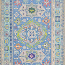 Load image into Gallery viewer, Hand-Knotted Traditional Kazak Caucasian Design Handmade Rug (Size 4.10 X 7.4) Cwral-11175