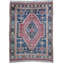 Load image into Gallery viewer, Hand-Knotted Tribal Vintage Traditional Design Handmade Rug (Size 4.10 X 6.2) Cwral-11184