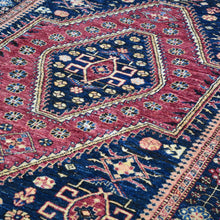 Load image into Gallery viewer, Hand-Knotted Tribal Vintage Traditional Design Handmade Rug (Size 4.10 X 6.2) Cwral-11184