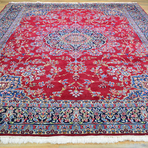 Hand-Knotted Tribal Vintage Oriental Design Handmade Rug (Size 8.3 X 11.3) Cwral-11238