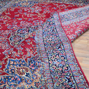 Hand-Knotted Tribal Vintage Oriental Design Handmade Rug (Size 8.3 X 11.3) Cwral-11238