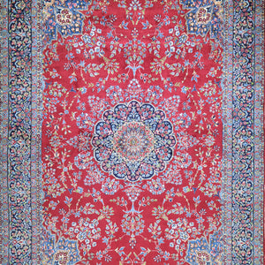 Hand-Knotted Tribal Vintage Oriental Design Handmade Rug (Size 8.3 X 11.3) Cwral-11238