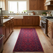 Load image into Gallery viewer, Hand-Knotted Tribal Turkoman Design Handmade Wool Rug (Size 2.9 X 9.5) Cwral-11262