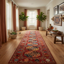Load image into Gallery viewer, Hand-Knotted Traditional Ersari Design Handmade Wool Rug (Size 2.7 X 18.9) Cwral-11289