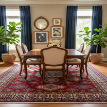 Load image into Gallery viewer, Hand-Knotted Fine Traditional Kazak Design Handmade Wool Rug (Size 9.1 X 11.9) Cwral-11316