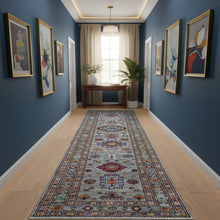 Load image into Gallery viewer, Hand-Knotted Traditional Caucasian Design Handmade Wool Rug (Size 2.7 X 13.2) Cwral-11325