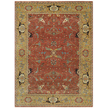 Load image into Gallery viewer, Hand-Knotted Fine Heriz Design Traditional Handmade Wool Rug (Size 8.10 X 12.0) Cwral-11349