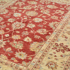 Hand-Knotted Peshawar Traditional Chobi Handmade Wool Rug (Size 5.10 X 8.0) Cwral-11397