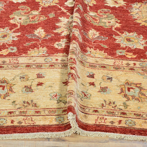 Hand-Knotted Peshawar Traditional Chobi Handmade Wool Rug (Size 5.10 X 8.0) Cwral-11397