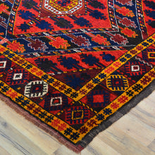Load image into Gallery viewer, Hand-Knotted Tribal Turkish Traditional Handmade Oriental Wool Rug (Size 4.10 X 11.0) Cwral-11400