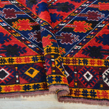 Load image into Gallery viewer, Hand-Knotted Tribal Turkish Traditional Handmade Oriental Wool Rug (Size 4.10 X 11.0) Cwral-11400
