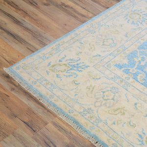 Hand-Knotted Tribal Peshawar Design Handmade Wool Rug (Size 6.7 X 10.0) Cwral-11403