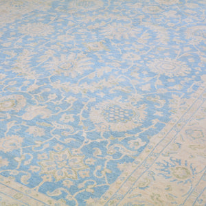 Hand-Knotted Tribal Peshawar Design Handmade Wool Rug (Size 6.7 X 10.0) Cwral-11403