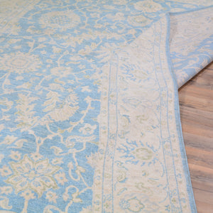 Hand-Knotted Tribal Peshawar Design Handmade Wool Rug (Size 6.7 X 10.0) Cwral-11403