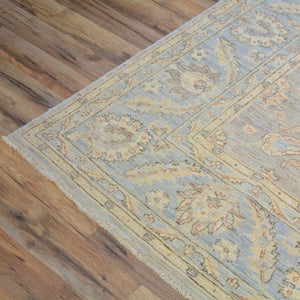 Hand-Knotted Tribal Peshawar Design Handmade Wool Rug (Size 7.10 X 9.9) Cwral-11406
