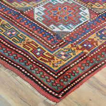 Load image into Gallery viewer, Hand-Knotted Tribal Vintage Kazak Design Handmade Wool Rug (Size 4.7 X 10.10) Cwral-11412