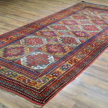 Load image into Gallery viewer, Hand-Knotted Tribal Vintage Kazak Design Handmade Wool Rug (Size 4.7 X 10.10) Cwral-11412